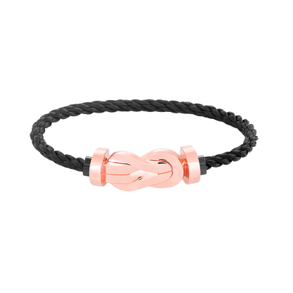 [Lunabriance]CHANCE LARGE 8 FIGURE BUCKLE NO DIAMOND BRACELET ROSE GOLD
