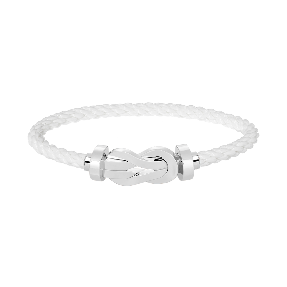 [Lunabriance]CHANCE LARGE 8 FIGURE BUCKLE NO DIAMOND BRACELET SILVER