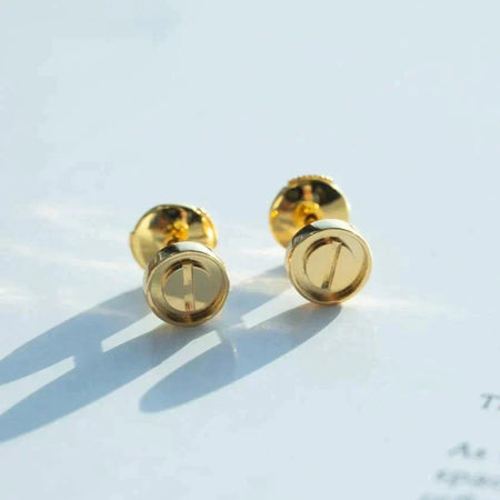 [Luna Brilliance]LOVE EARRINGS GOLD 10MM