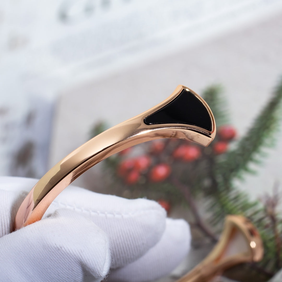 [Lunabriance]DREAM BRACELET OPEN PINK GOLD MOP