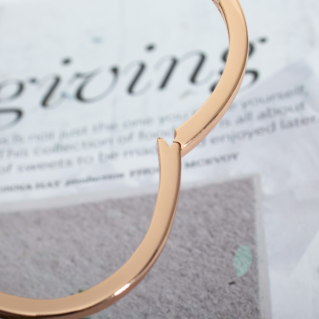 [Lunabriance]DREAM BRACELET OPEN PINK GOLD MOP DIAMOND