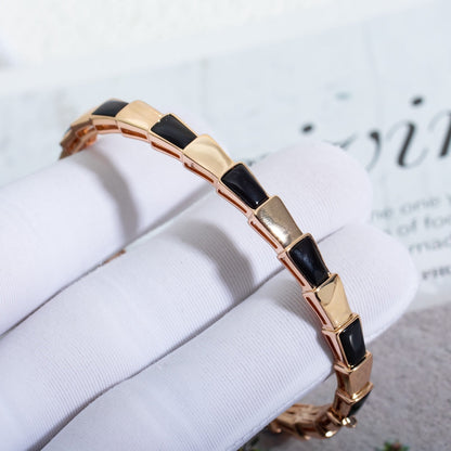 [Lunabriance]SERPENTI BRACELET PINK GOLD ONYX