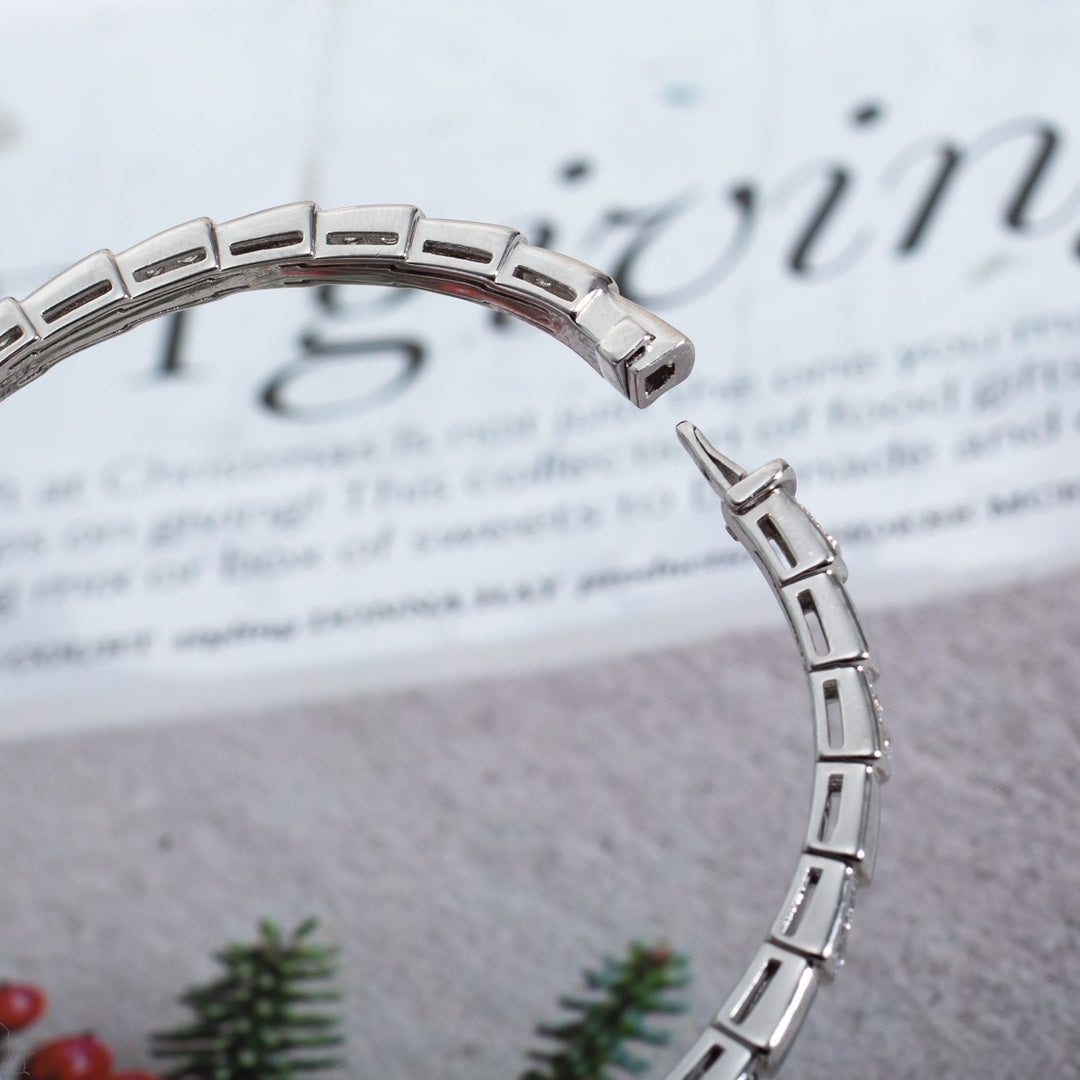 [Lunabriance]SERPENTI BRACELET SILVER DIAMOND