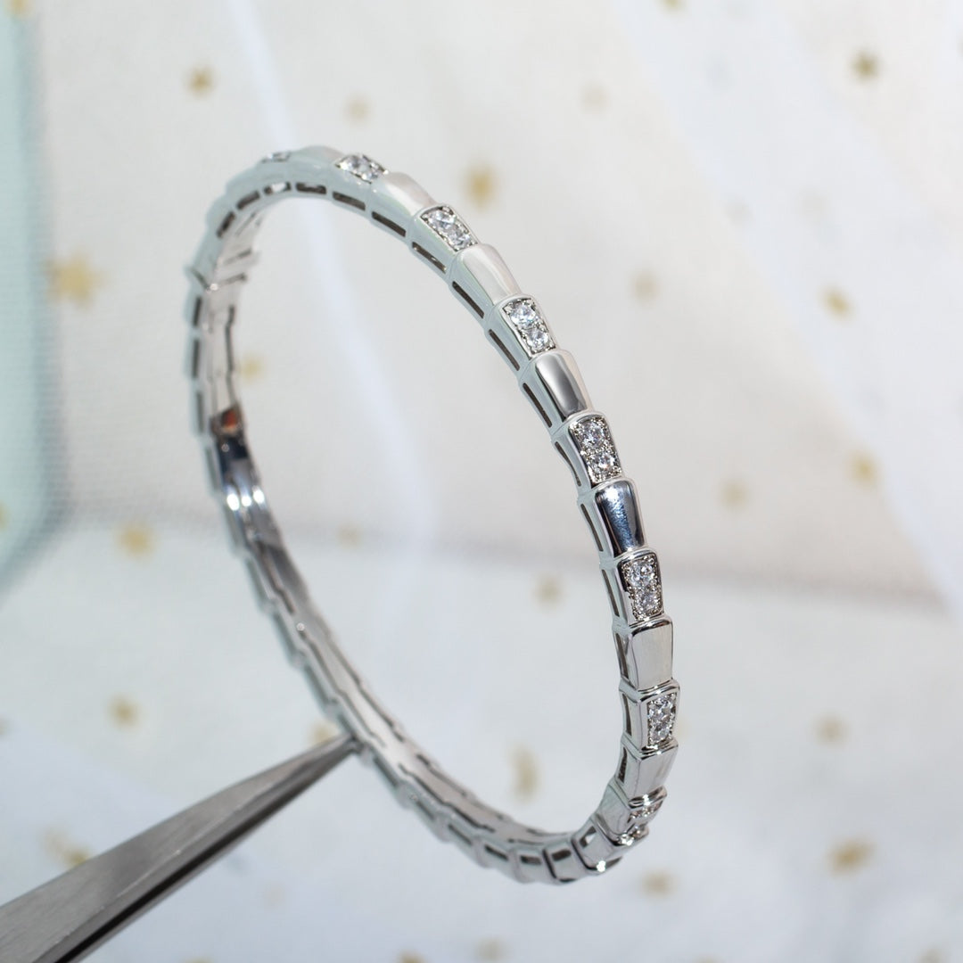 [Lunabriance]SERPENTI BRACELET SILVER DIAMOND