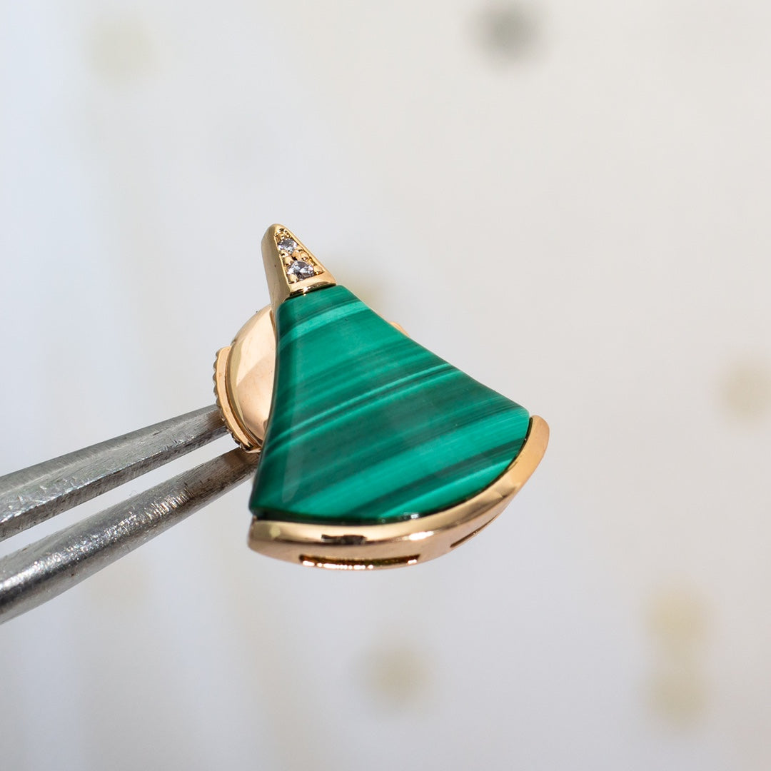 [Lunabriance]DIVAS DREAM EARRINGS PINK GOLD