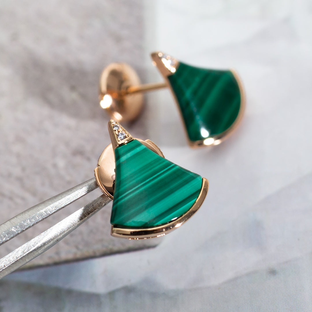 [Lunabriance]DIVAS DREAM EARRINGS PINK GOLD