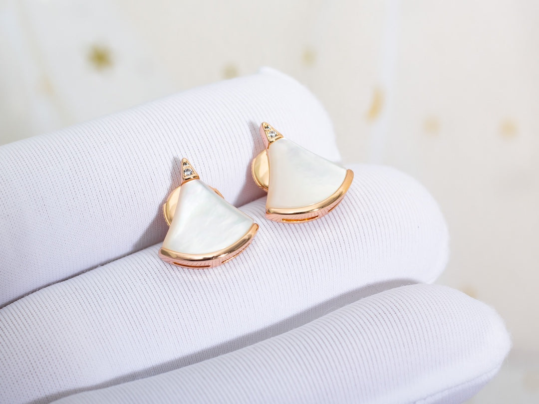 [Lunabriance]DIVAS DREAM EARRINGS PINK GOLD