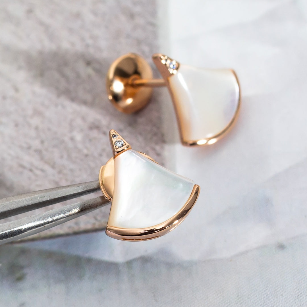 [Lunabriance]DIVAS DREAM EARRINGS PINK GOLD