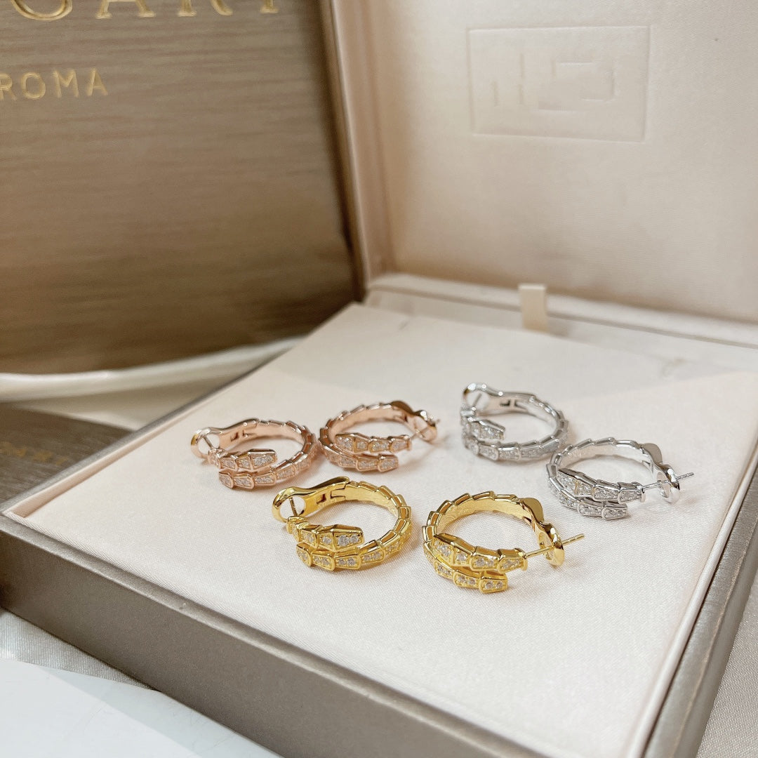 [Lunabriance]SERPENTI EARRINGS DIAMOND