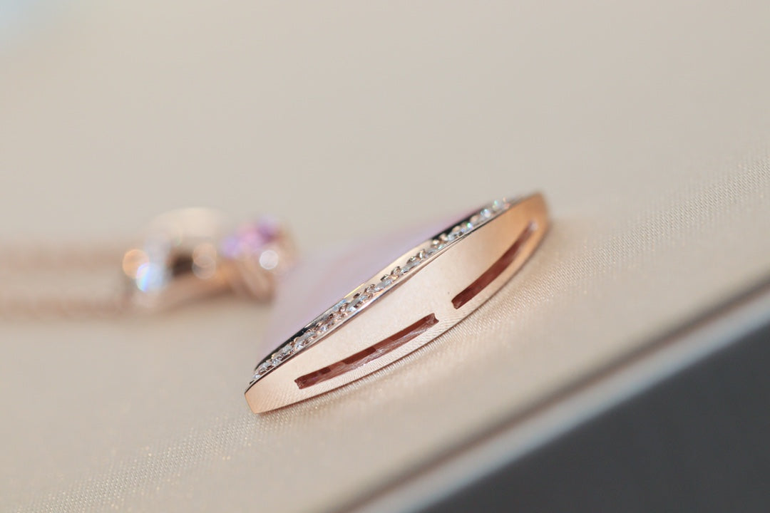 [Lunabriance]DREAM NECKLACE PINK MOP DIAMOND