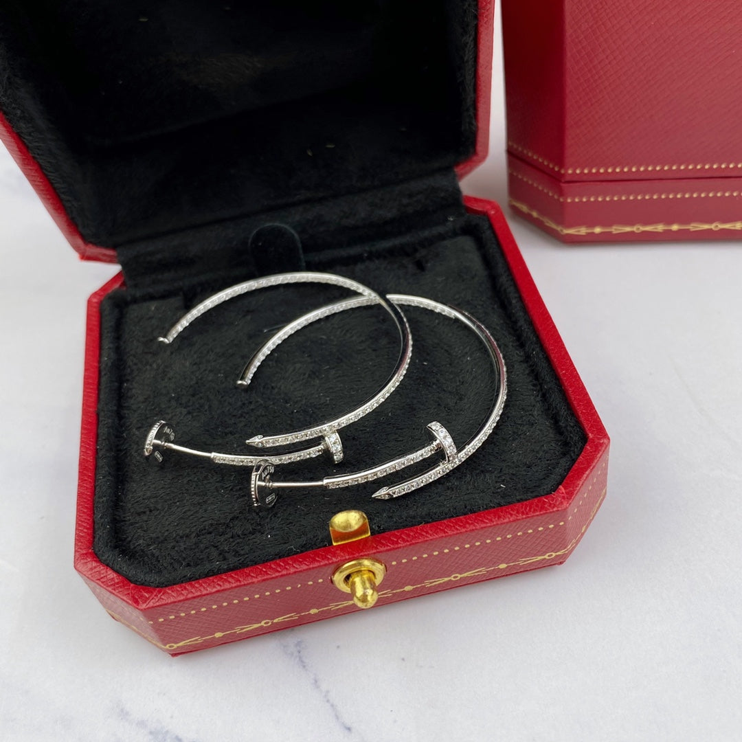 [Lunabriance]JUSTE EARRINGS FULL DIAMONDS 1.8MM