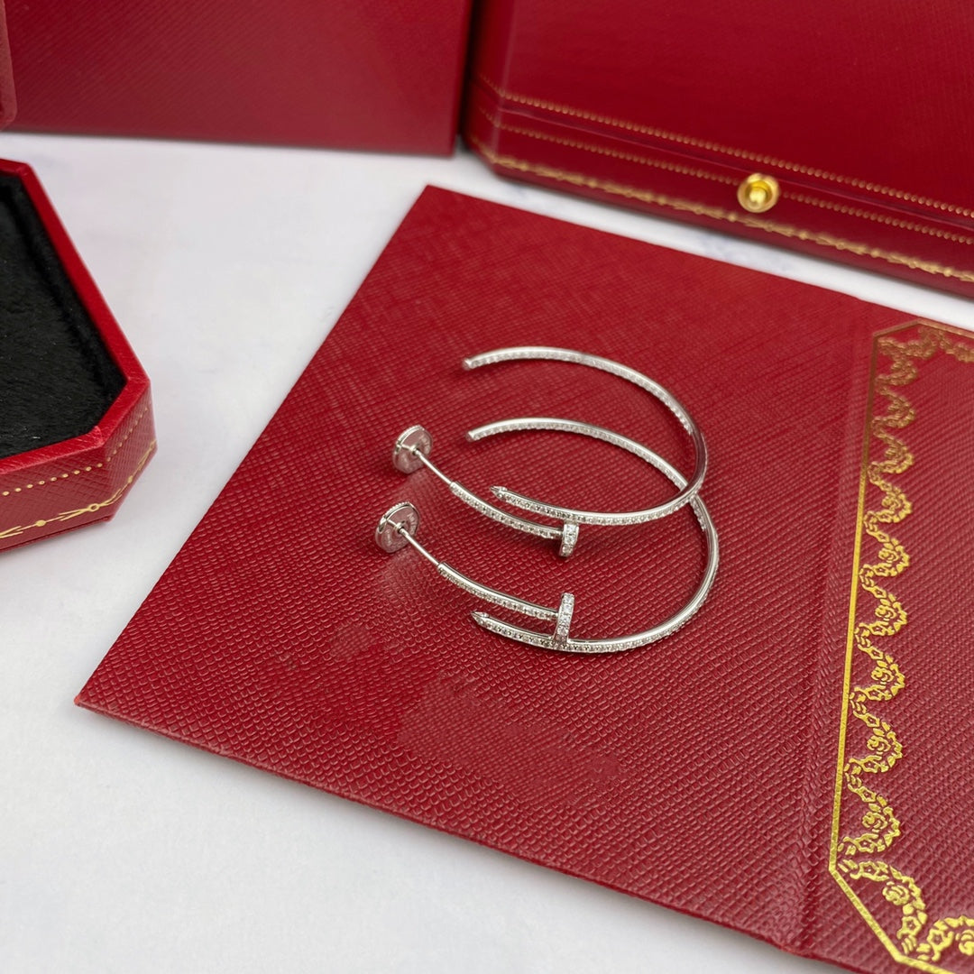 [Lunabriance]JUSTE EARRINGS FULL DIAMONDS 1.8MM