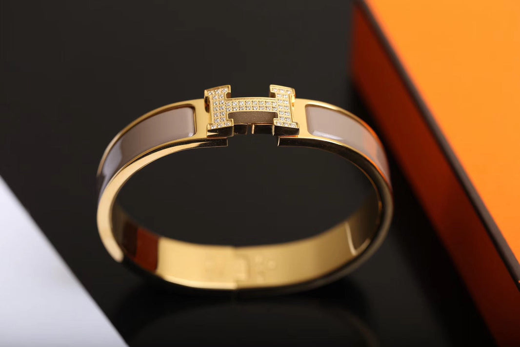 [Luna Brilliance]H BRACELET GOLD DIAMOND