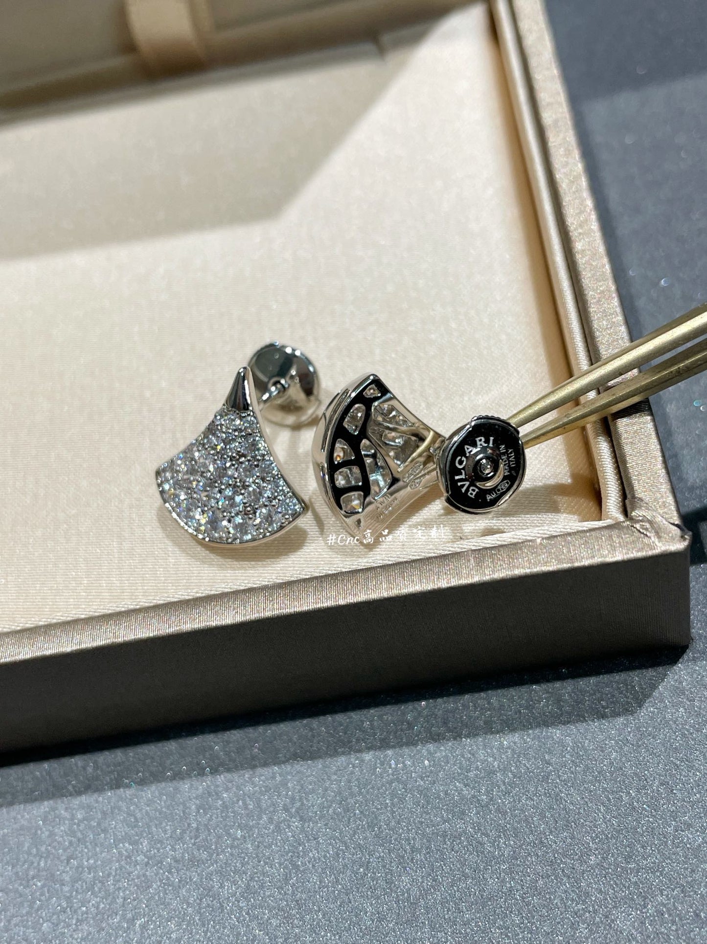 [Lunabriance]DREAM STUD EARRINGS DIAMOND
