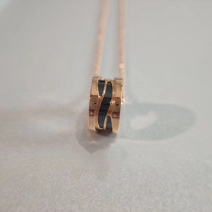 [Lunabriance]ZERO 1 NECKLACE PINK GOLD