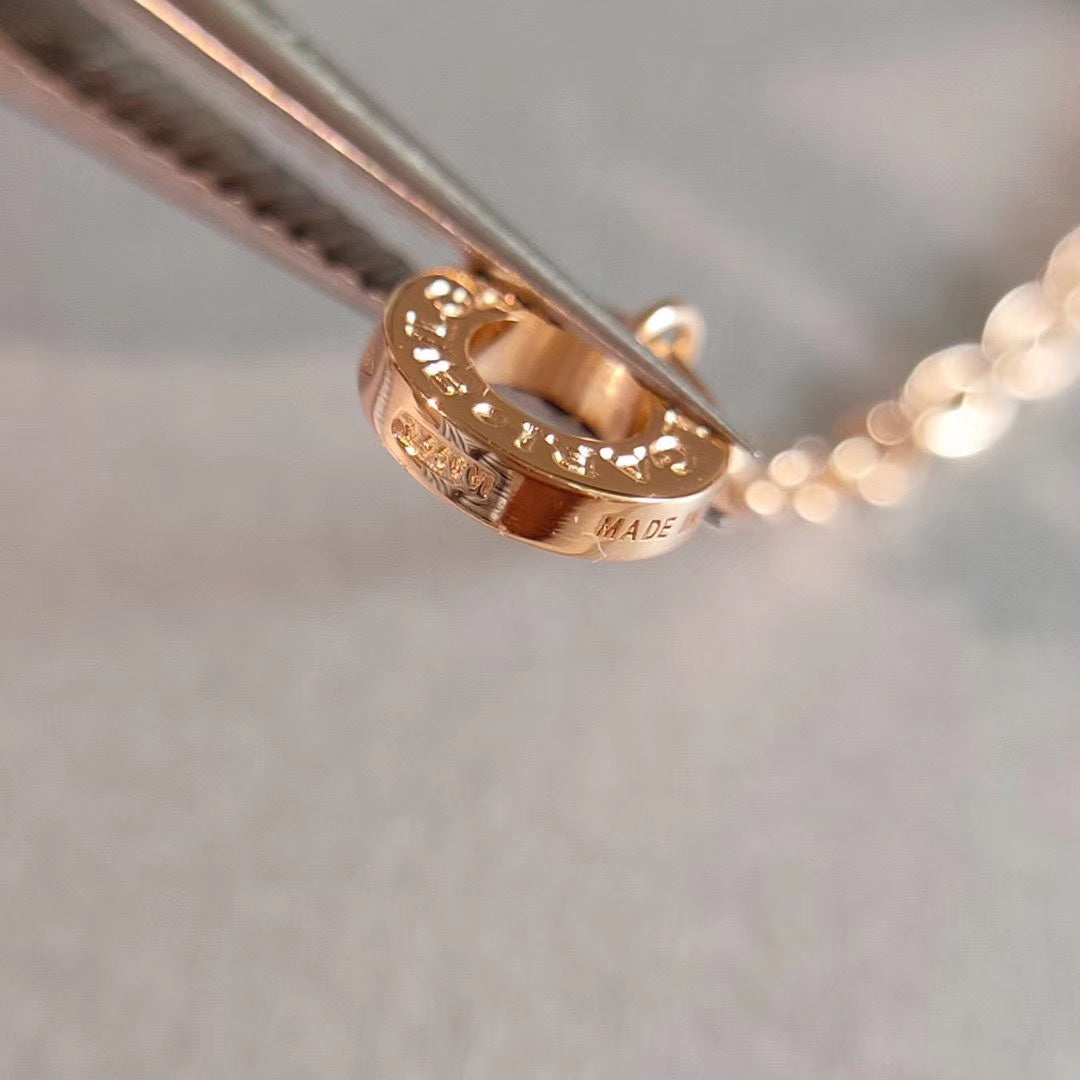 [Lunabriance]ZERO 1 NECKLACE PINK GOLD