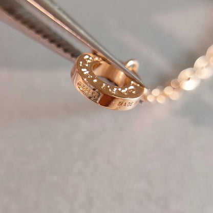 [Lunabriance]ZERO 1 NECKLACE PINK GOLD