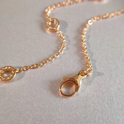 [Lunabriance]ZERO 1 NECKLACE PINK GOLD