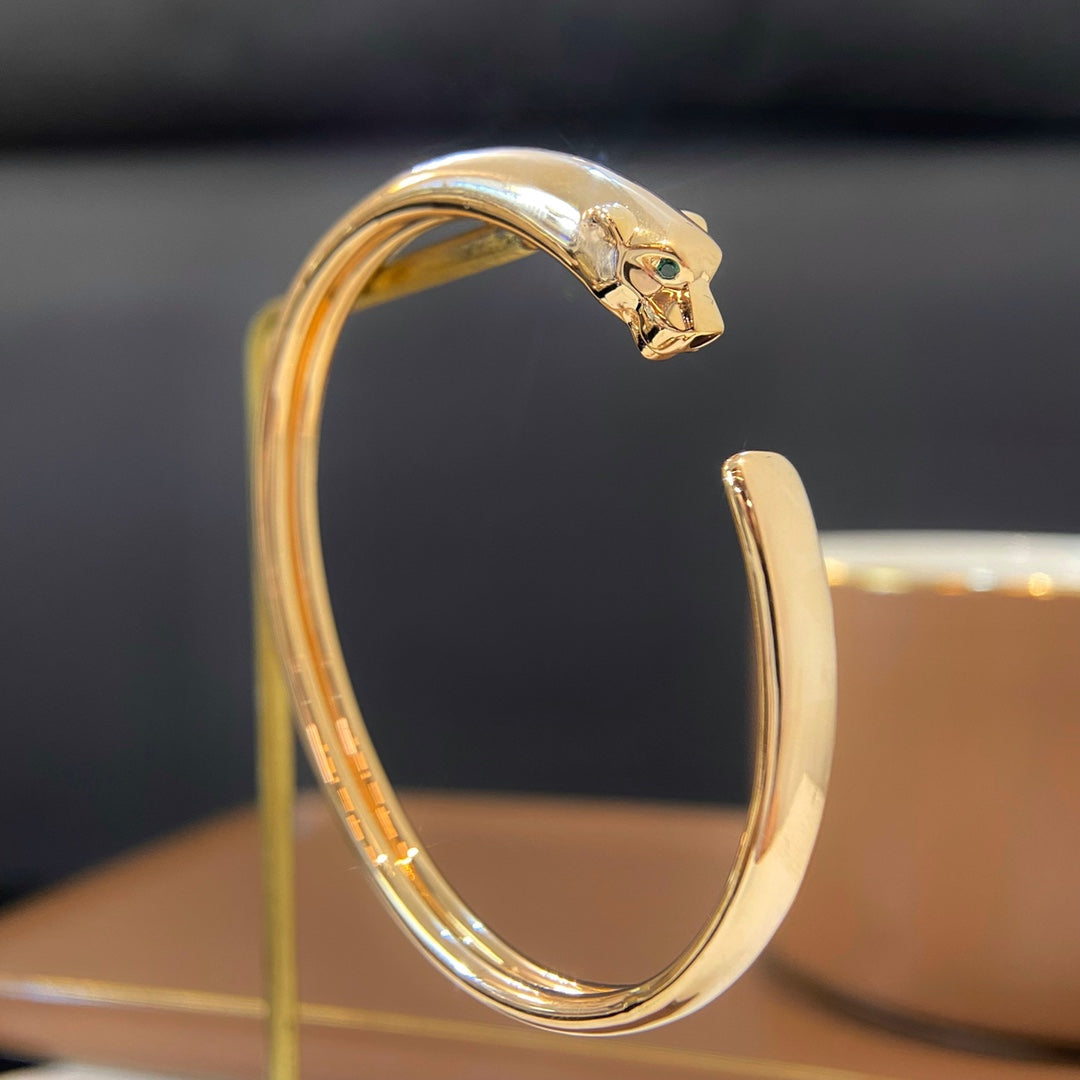 [Lunabriance]PANTHERE GOLD OPEN BRACELET