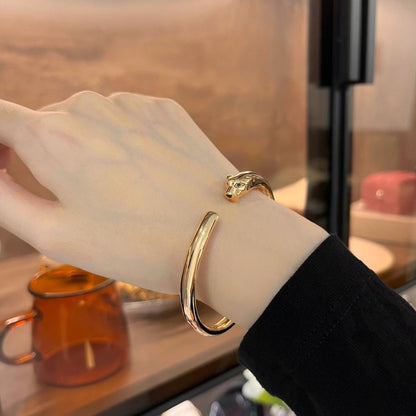 [Lunabriance]PANTHERE GOLD OPEN BRACELET