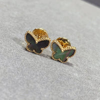 [Luna Brilliance]BUTTERFLY DARK MOP  EARRINGS