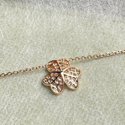 [Lunabriance]FLOWER DIAMOND NECKLACE