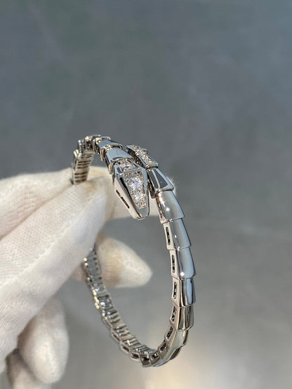 [Lunabriance]SERPENTI BRACELET DIAMONDS SILVER