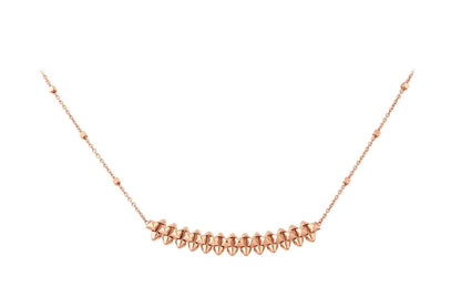 [Lunabriance]CLASH PINK GOLD NECKLACE