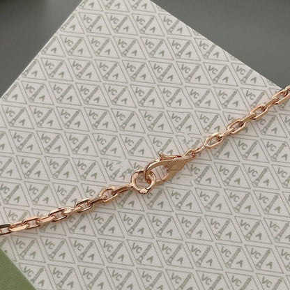 [Lunabriance]LUCKY SPRING 15 MOTIFS ROSE GOLD NECKLACE
