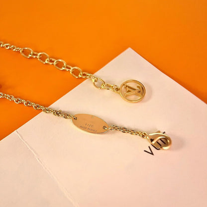 [Lunabriance]LOGO STAR MOTIF GOLD BRACELET