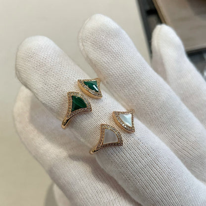 [Lunabriance]DREAM MOP DIAMOND OPEN RING