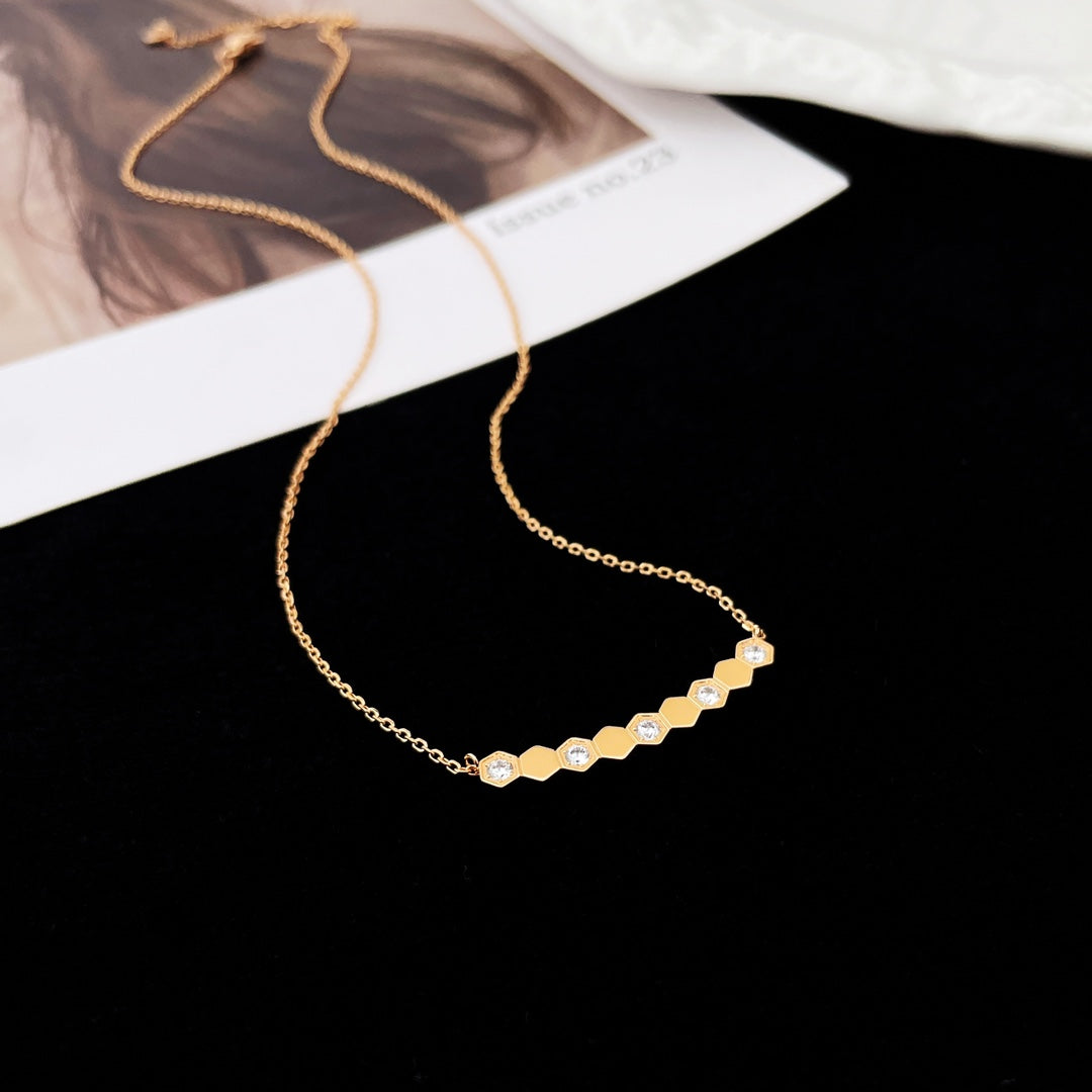 [Lunabriance]BEE MY LOVE DIAMOND NECKLACE