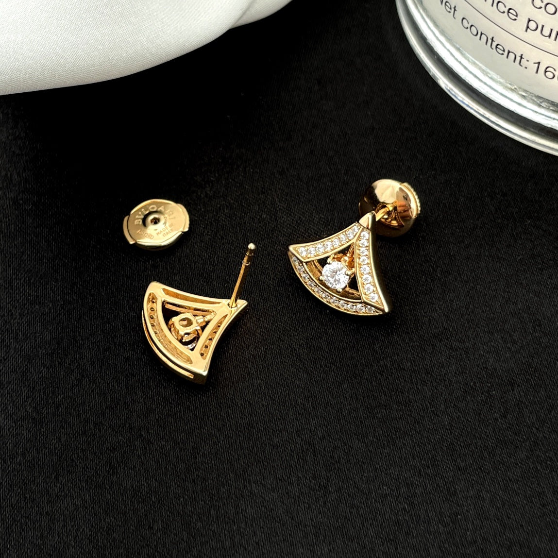 [Lunabriance]DREAM MINI DIAMOND STUD EARRINGS