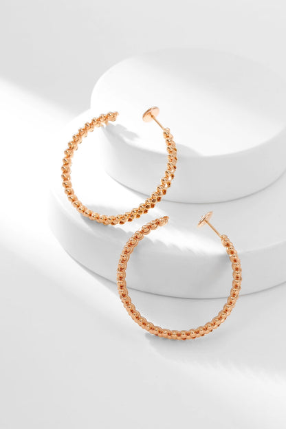 [Lunabriance]CLASH HOOP EARRINGS