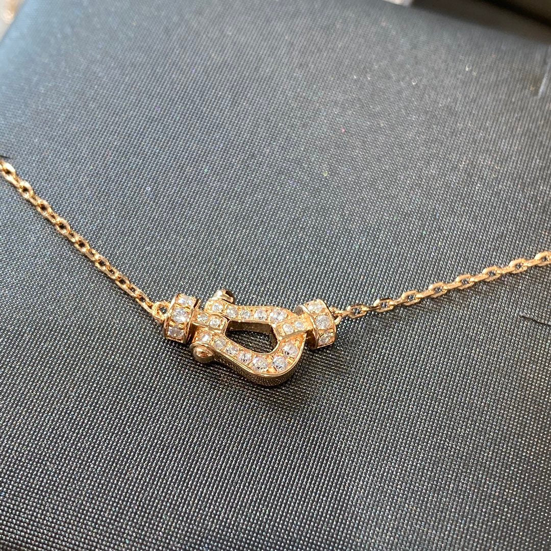 [Lunabriance]FORCE 10 DIAMOND PINK GOLD NECKLACE MINI MODEL