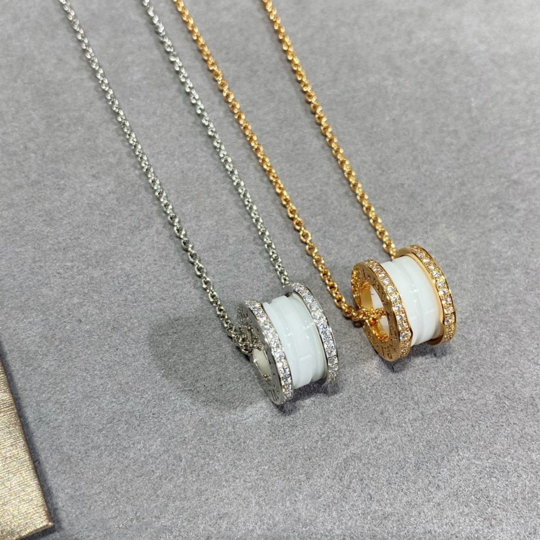 [Lunabriance]ZERO 1 DIAMOND CERAMIC NECKLACE