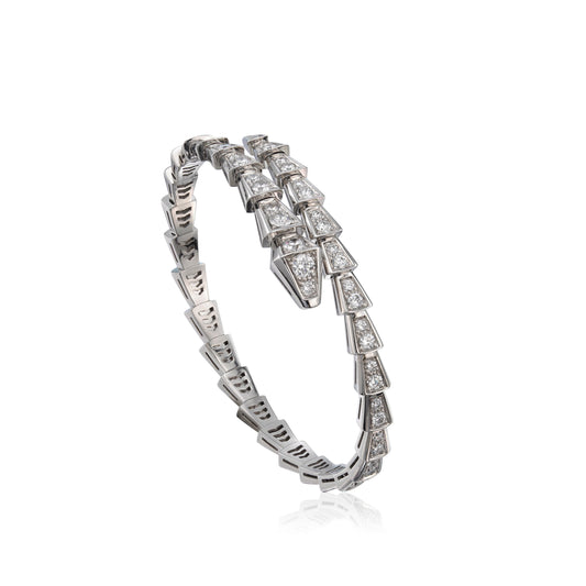 [Lunabriance]SERPENTI BRACELET 6MM SILVER DIAMOND