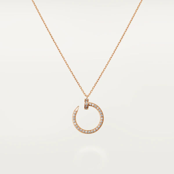 [Luna Brilliance]JUSTE NECKLACE PINK GOLD DIAMONDS