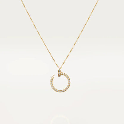 [Lunabriance]JUSTE NECKLACE GOLD DIAMONDS