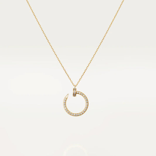[Lunabriance]JUSTE NECKLACE GOLD DIAMONDS