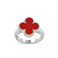 [Luna Brilliance]CLOVER SILVER RING COLLECTION