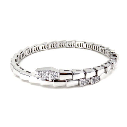 [Lunabriance]SERPENTI BRACELET DIAMONDS SILVER
