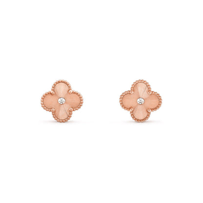 [Luna Brilliance]CLOVER  15MM DIAMOND EARRINGS COLLECTION