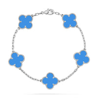 [Luna Brilliance]CLOVER SILVER BRACELET COLLECTION,5 MOTIFS