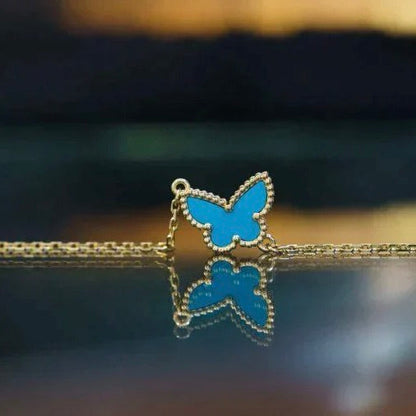 [Lunabriance]BUTTERFLY TURQUOISE BUTTERFLY BRACELET