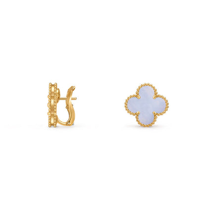[Luna Brilliance]CLOVER 15MM MOP EARRINGS COLLECTION
