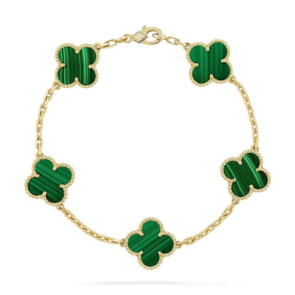 [Luna Brilliance]CLOVER GOLD BRACELET COLLECTION,5 MOTIFS
