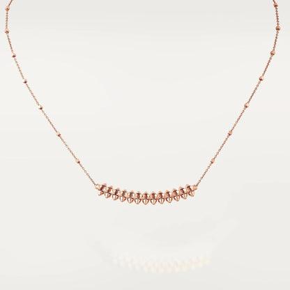 [Lunabriance]CLASH PINK GOLD NECKLACE
