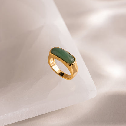 Jade Signet Ring