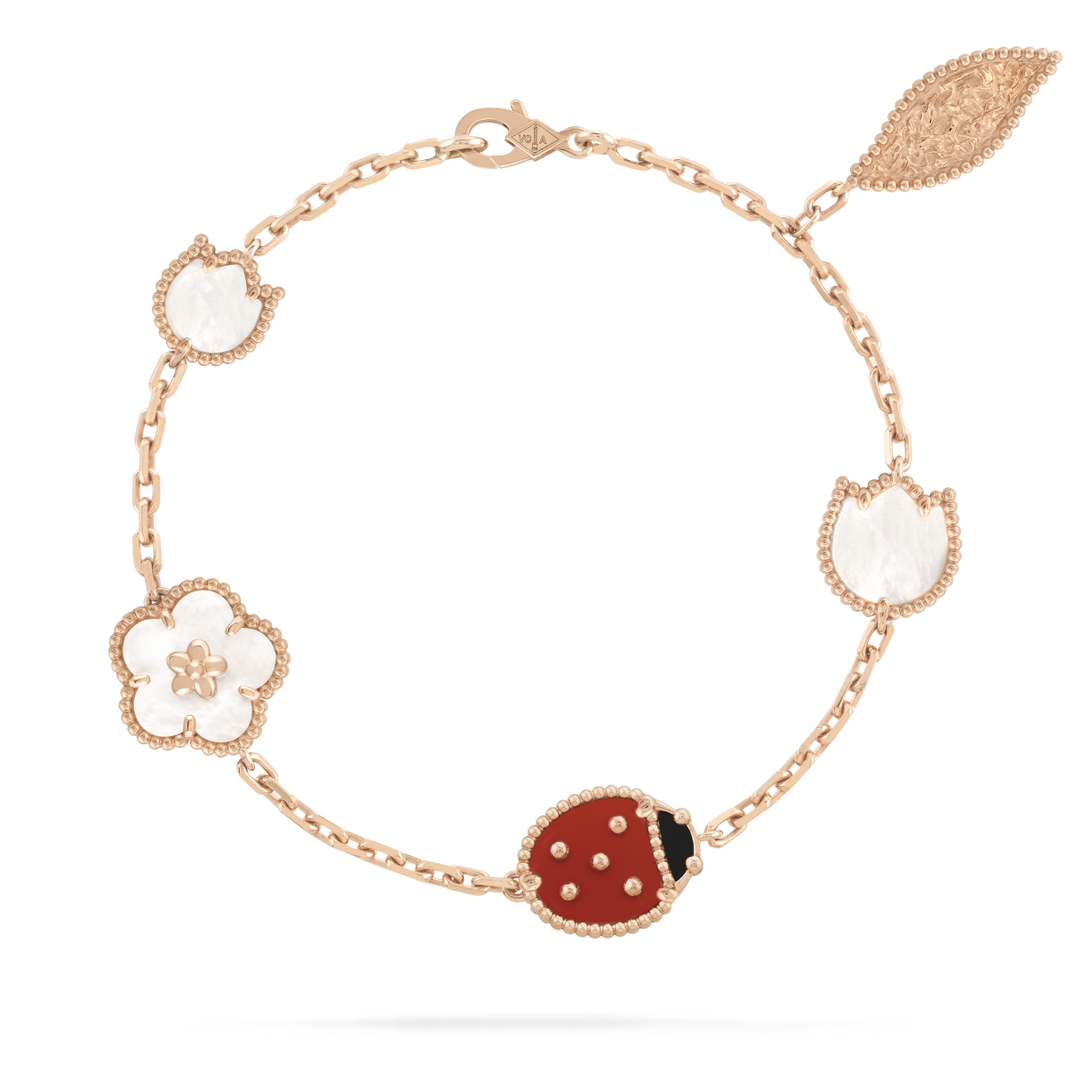 [Luna Brilliance]LUCKY SPRING 5 MOTIF BRACELET